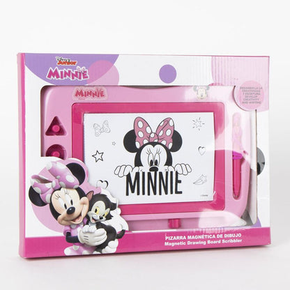 Pizarra magnética rosa de dibujo Minnie Disney con lápiz lateral - 2