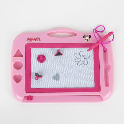 Pizarra magnética rosa de dibujo Minnie Disney con lápiz lateral - 3