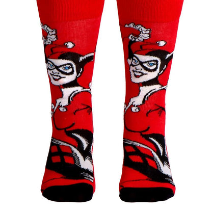 Calcetines rojos de Harley Quinn DC Comics para adulto - 2