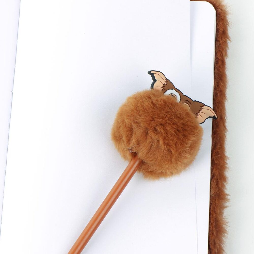 Set de papelería Gremlins con cuaderno afelpado y lápiz de Gizmo - 5
