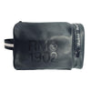 Neceser negro de viaje Real Madrid con escudo en relieve