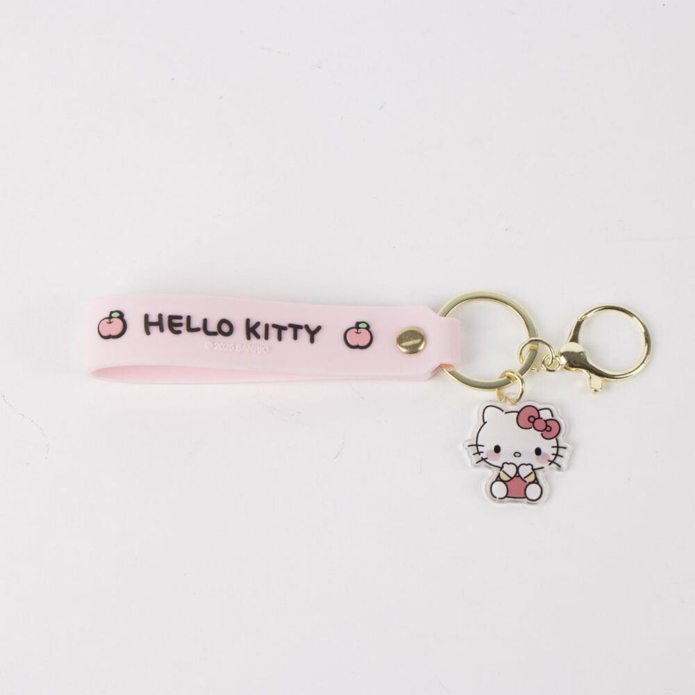 Set de papelería Hello Kitty con libreta rosa, tres marcapáginas y llavero - 4