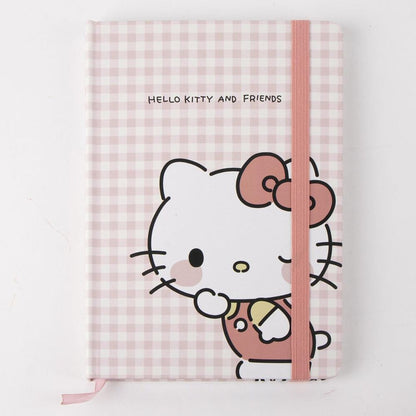 Set de papelería Hello Kitty con libreta rosa, tres marcapáginas y llavero - 7