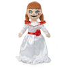 Peluche de Annabelle con vestido blanco y detalles rojos