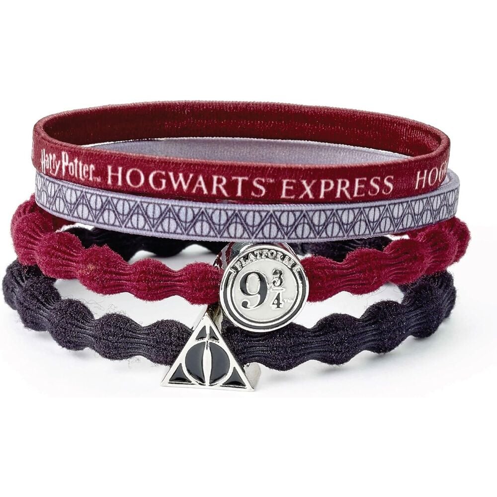 Set de cuatro cintas para el pelo Harry Potter con motivos Plataforma 9¾