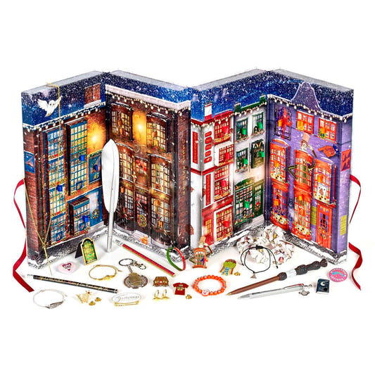 Calendario de Adviento de Harry Potter con escaparates de Diagon Alley