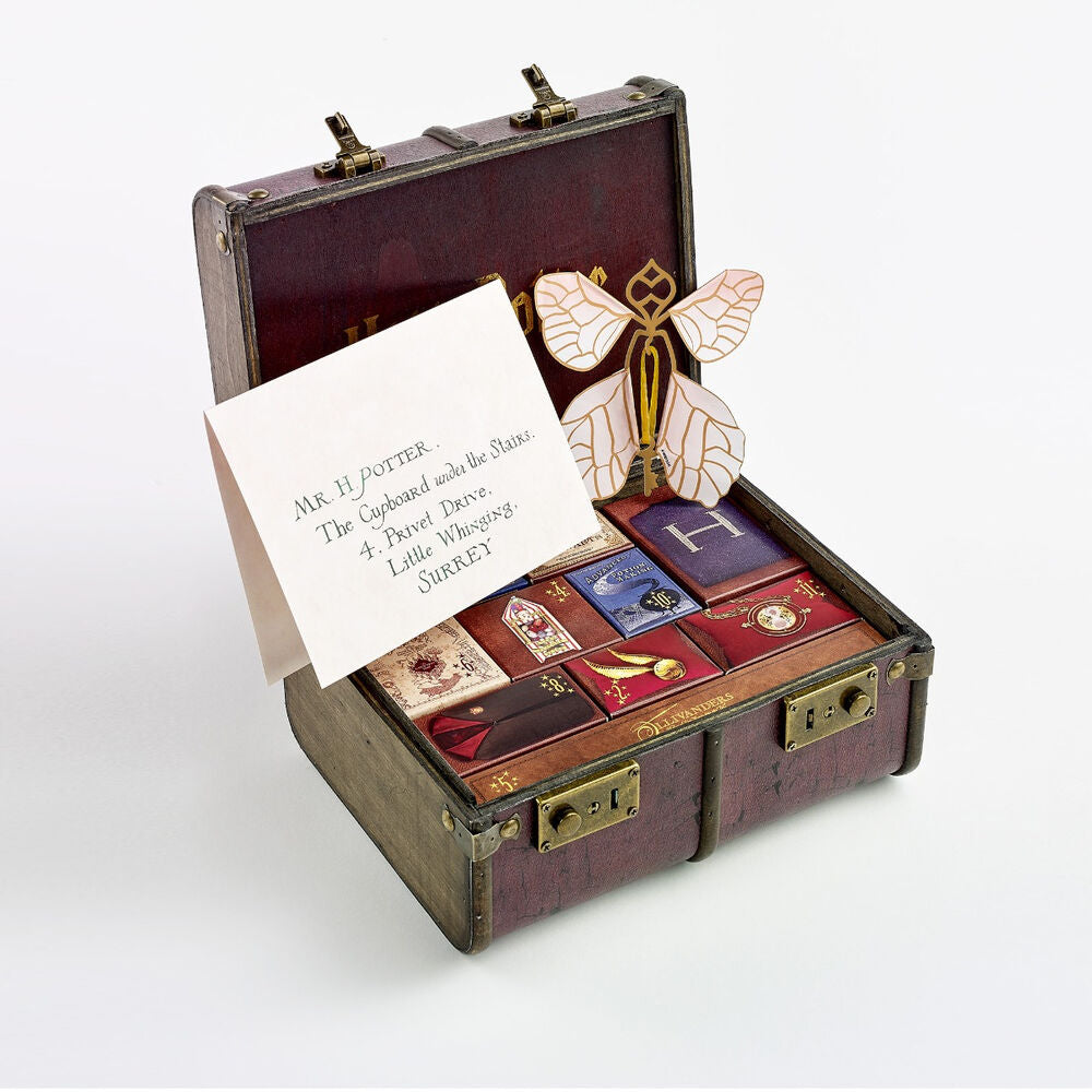 Calendario de Adviento Harry Potter en baúl vintage de Hogwarts - 4