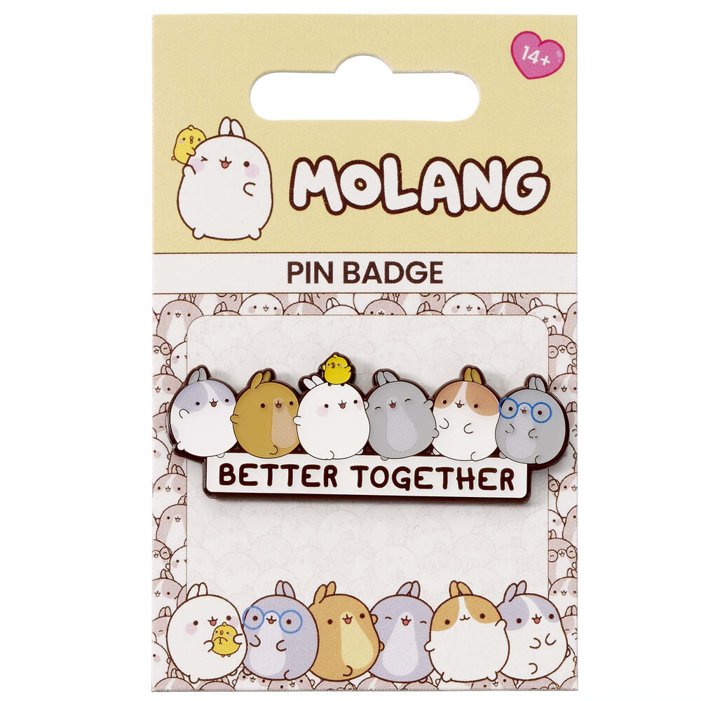 Pin de Molang y sus amigos con mensaje Better Together