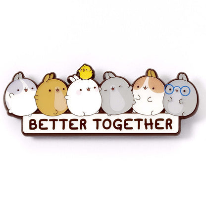 Pin de Molang y sus amigos con mensaje Better Together - 3