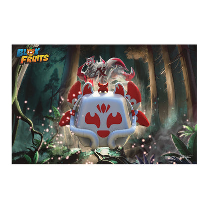 Set Kitsune Chromatic Blox Fruits con minifiguras, peluche y póster - 4