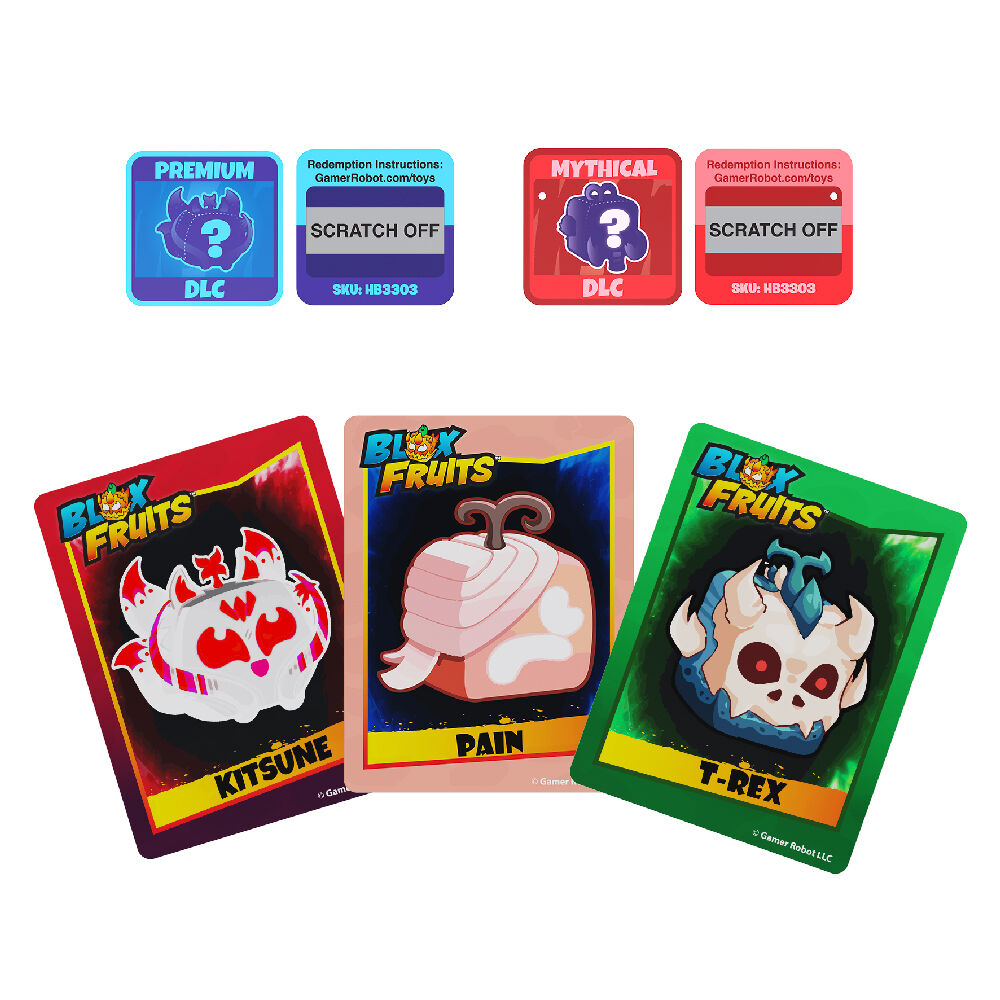 Set Ember Dragon Blox Fruits con minifiguras, peluche, cartas y póster - 3