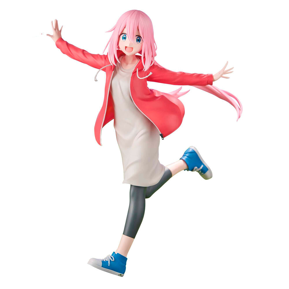 Figura Banpresto de Nadeshiko Kagamihara de Laid-Back Camp con chaqueta roja