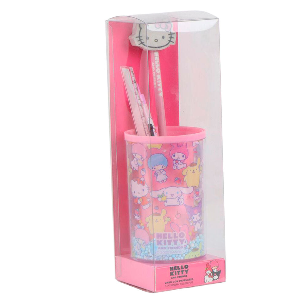 Portalápices rosa de Hello Kitty y amigos CERDÁ - 2