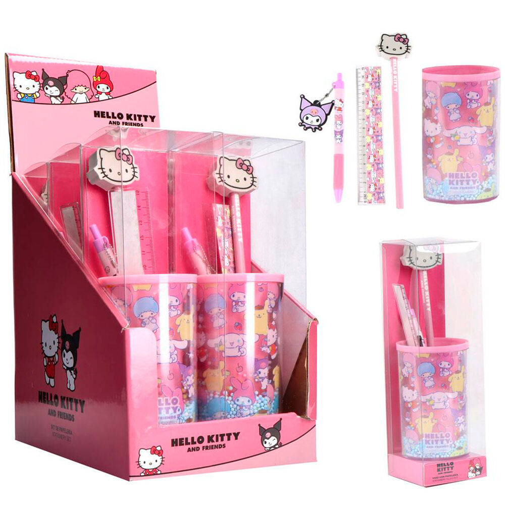 Portalápices rosa de Hello Kitty y amigos CERDÁ - 4