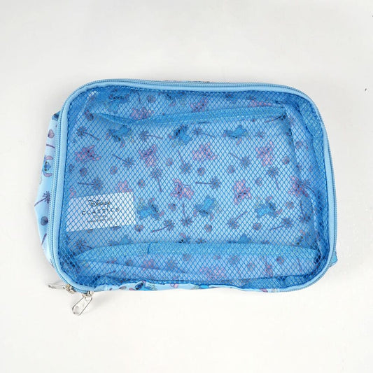 Neceser azul de Stitch Disney con cierre de cremallera - 3