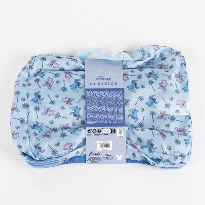 Neceser azul de Stitch Disney con cierre de cremallera - 6