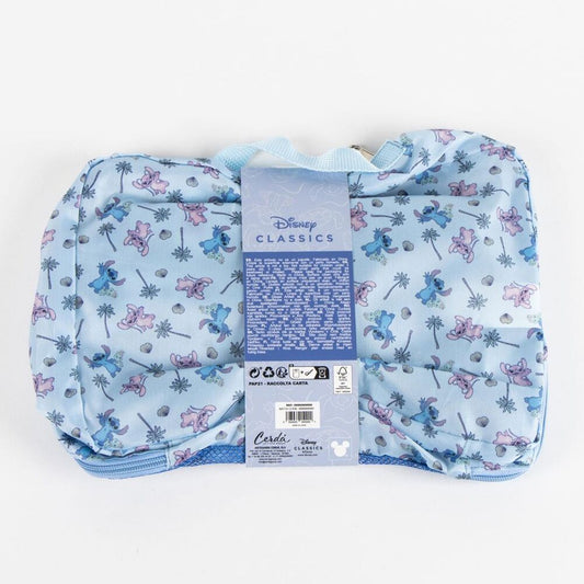 Neceser azul de Stitch Disney con cierre de cremallera - 6