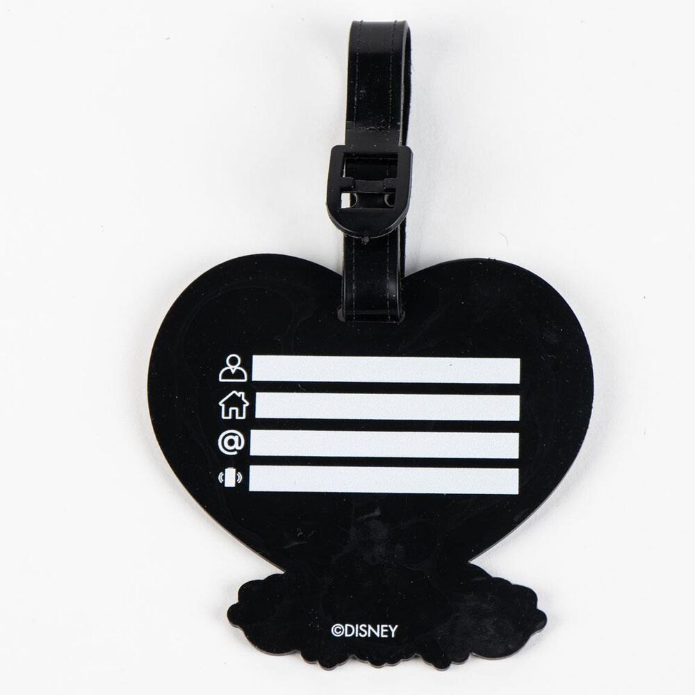 Etiqueta de equipaje Stitch Disney de goma con correa negra - 4