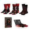 Set de tres calcetines Chucky CERDÁ en negro y rojo