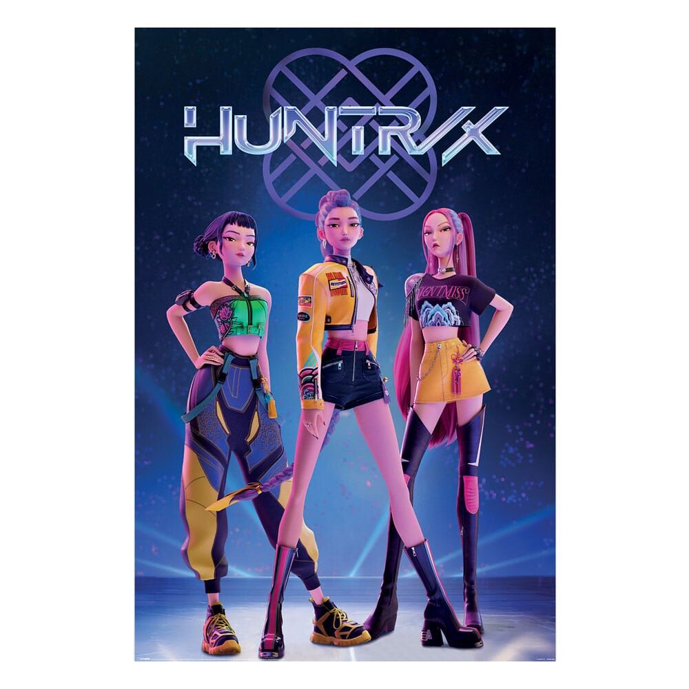 Pósteres surtidos de KPop Demon Hunters con diseños de HUNTR/X y Saja Boys - 2