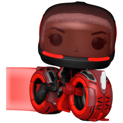 Figura Funko POP! Rides de Athena con Light Cycle en rojo y negro