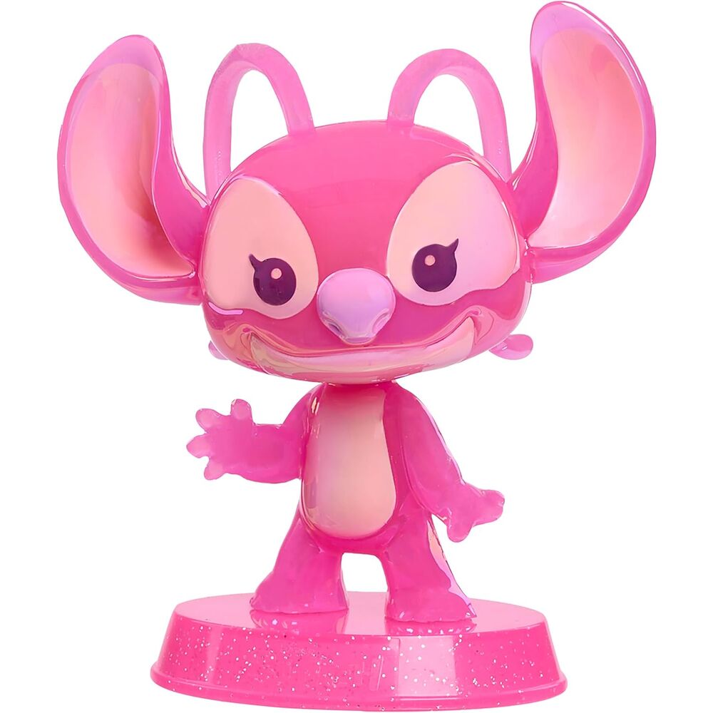 Figura rosa de Ángel de Disney Stitch con cabeza móvil - 2
