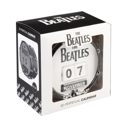 Calendario perpetuo 3D de The Beatles con diseño de batería - 2