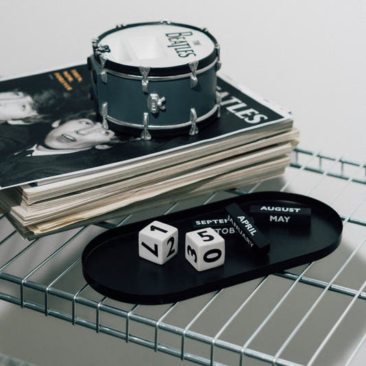 Calendario perpetuo 3D de The Beatles con diseño de batería - 9
