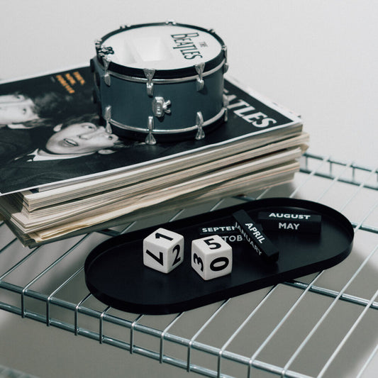 Calendario perpetuo 3D de The Beatles con diseño de batería - 9