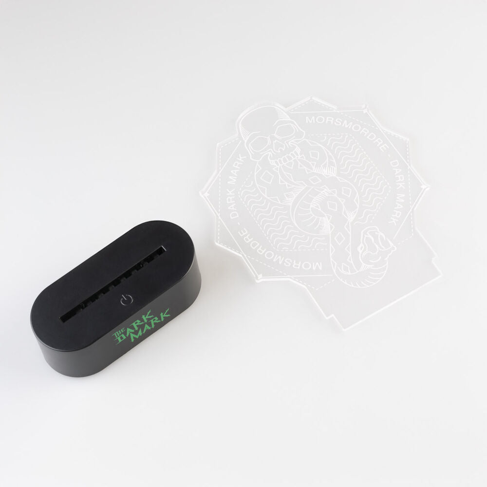 Lámpara LED Harry Potter con calavera iluminada en verde - 8