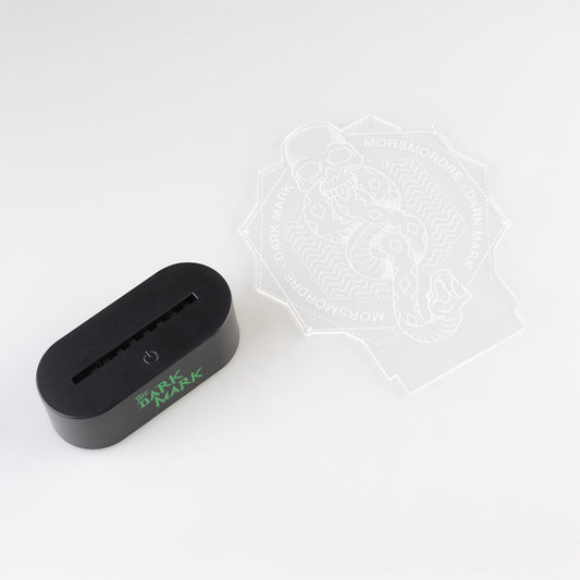 Lámpara LED Harry Potter con calavera iluminada en verde - 8