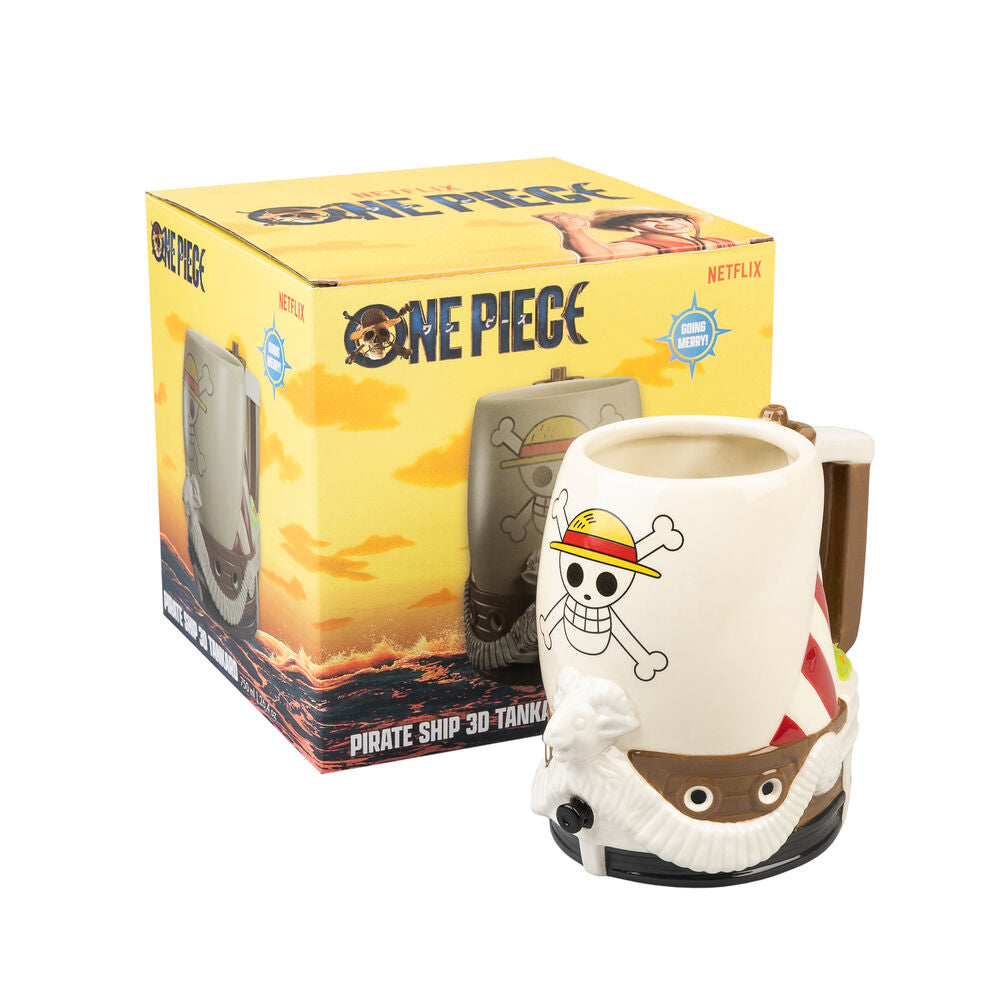Jarra Going Merry de One Piece de 750 ml con relieve - 7