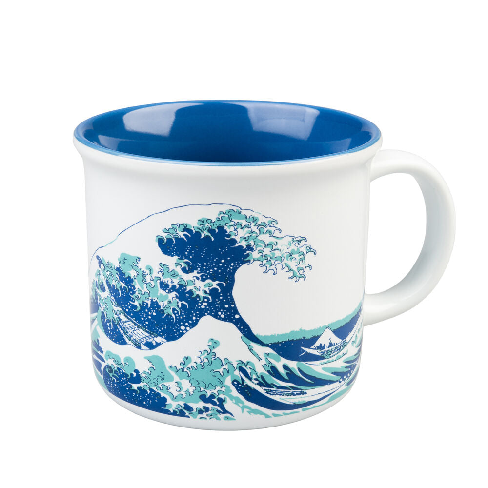 Taza de cerámica ERIK con La Gran Ola de Kanagawa