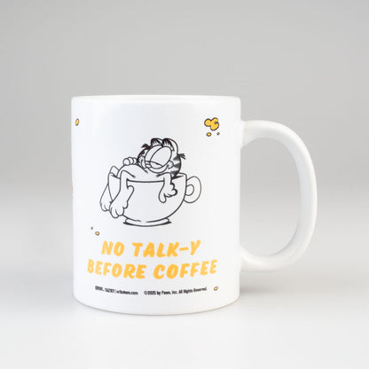 Taza de cerámica Garfield de 350 ml con diseño de café - 3