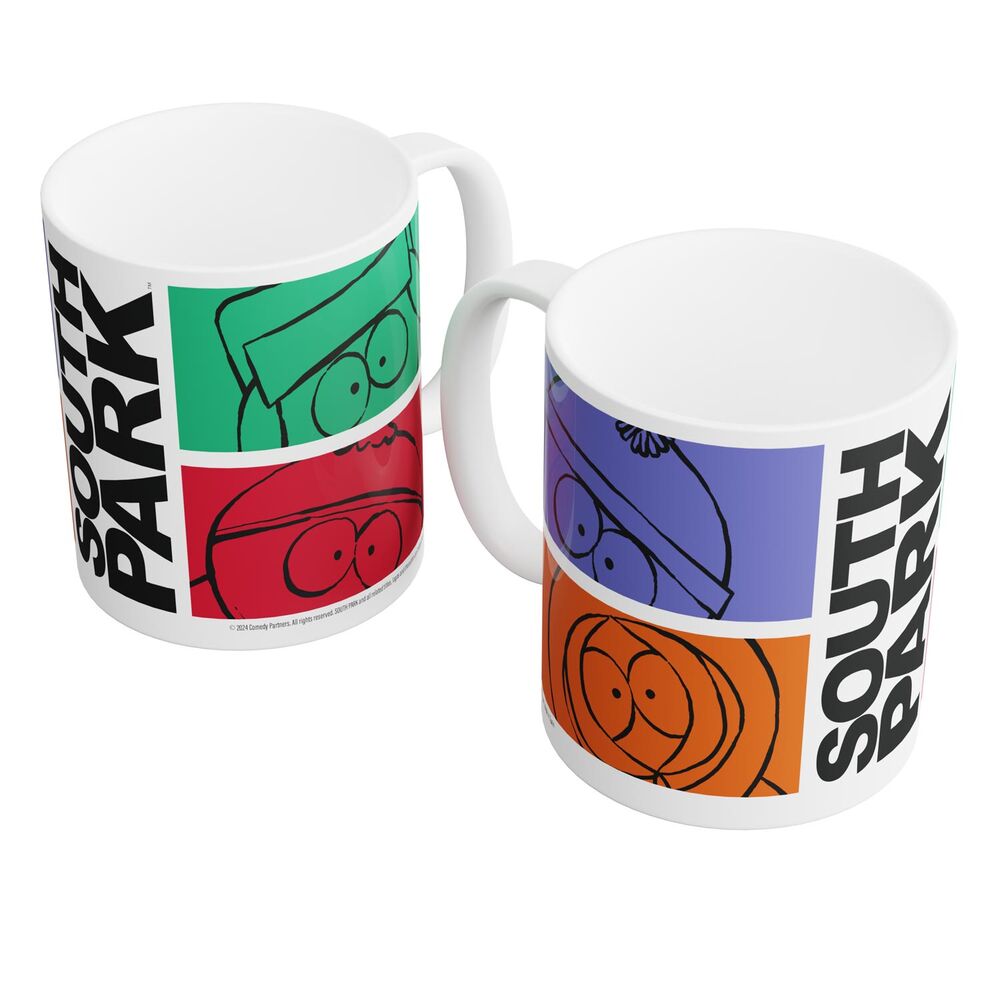 Taza de cerámica South Park ERIK de 350 ml con diseño multicolor