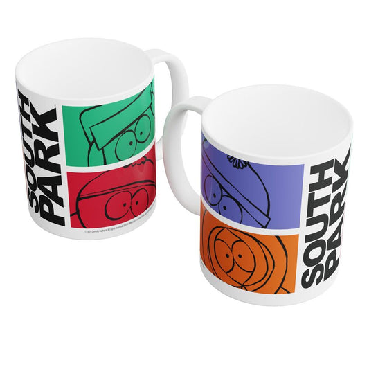 Taza de cerámica South Park ERIK de 350 ml con diseño multicolor