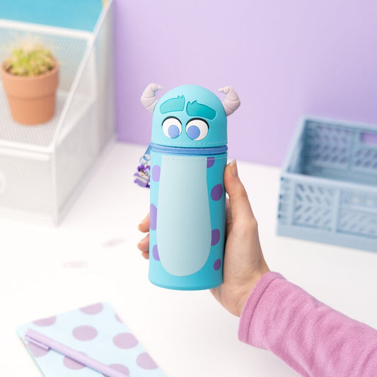 Portatodo 3D azul de Sulley de Monstruos S.A. con manchas moradas - 4