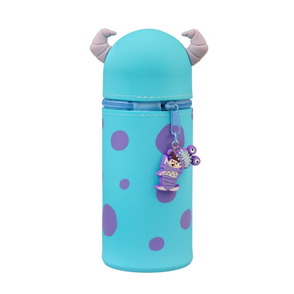 Portatodo 3D azul de Sulley de Monstruos S.A. con manchas moradas - 3