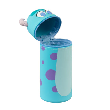 Portatodo 3D azul de Sulley de Monstruos S.A. con manchas moradas - 2