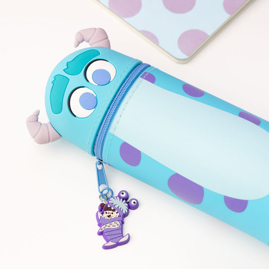 Portatodo 3D azul de Sulley de Monstruos S.A. con manchas moradas - 8