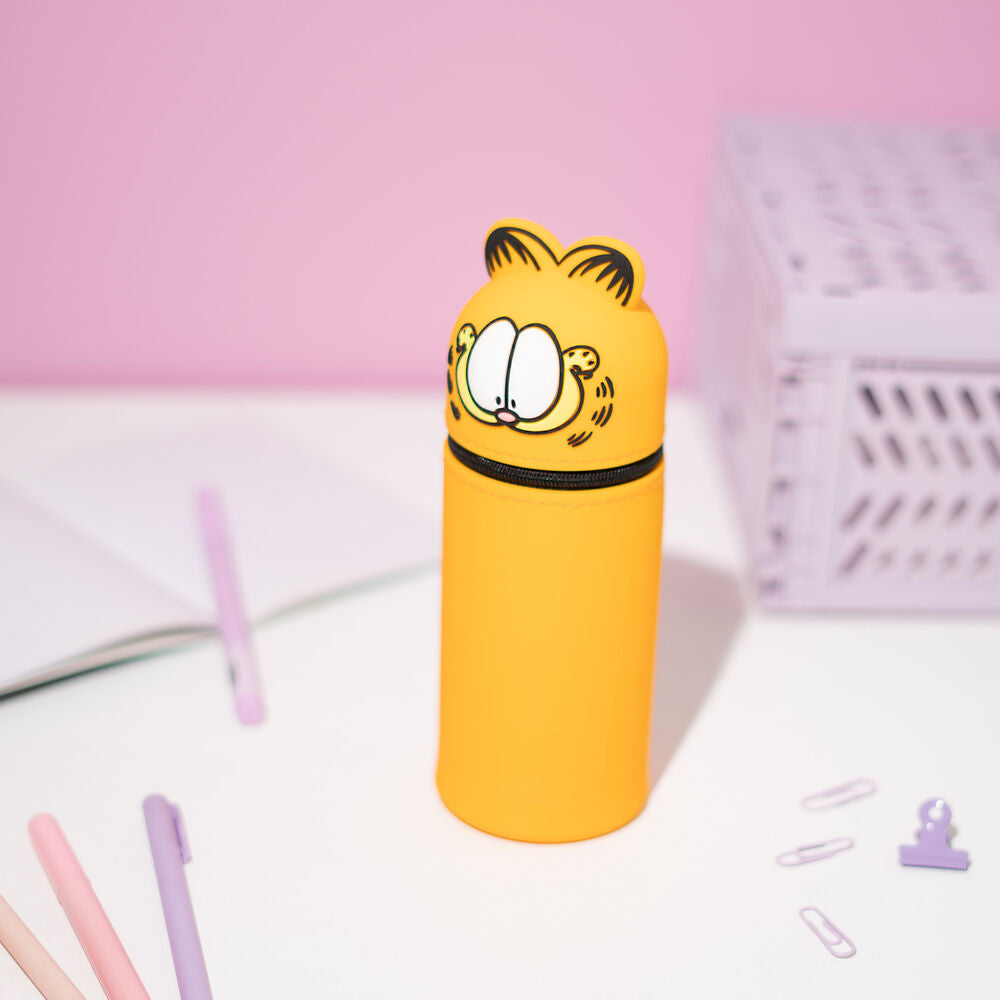Portatodo 3D naranja de Garfield con cremallera - 6