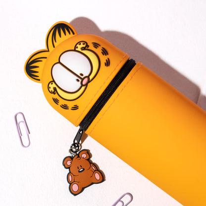 Portatodo 3D naranja de Garfield con cremallera - 7