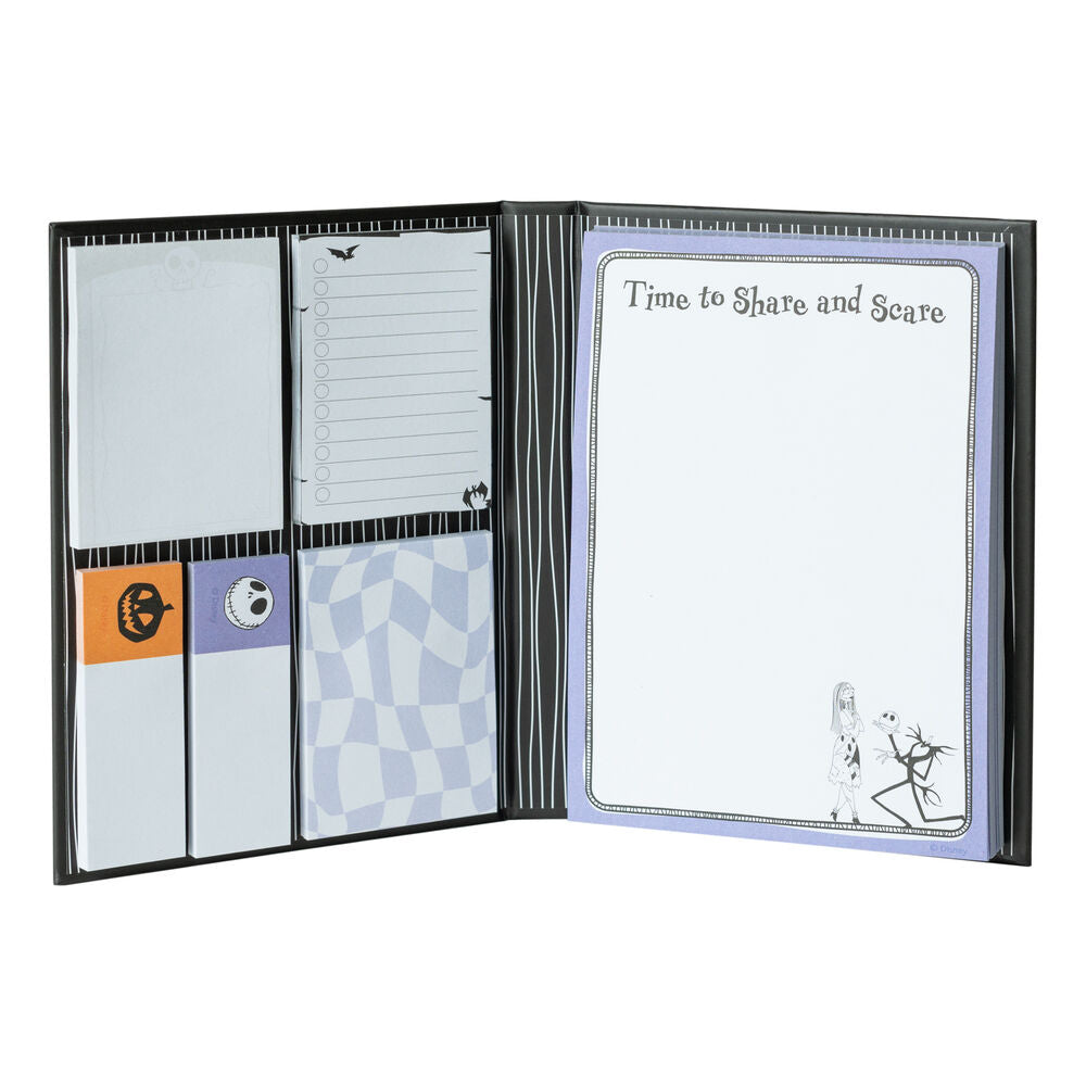 Set de notas adhesivas A6 de Pesadilla Antes de Navidad con Jack Skellington - 2