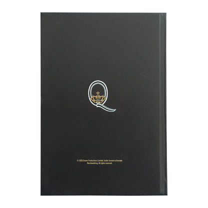 Cuaderno A5 Queen ERIK negro con tapa dura y emblema - 4