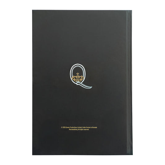 Cuaderno A5 Queen ERIK negro con tapa dura y emblema - 4