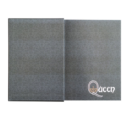 Cuaderno A5 Queen ERIK negro con tapa dura y emblema - 2