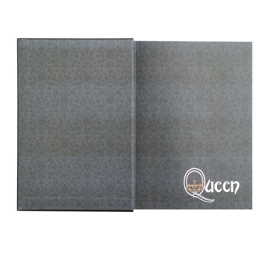 Cuaderno A5 Queen ERIK negro con tapa dura y emblema - 2