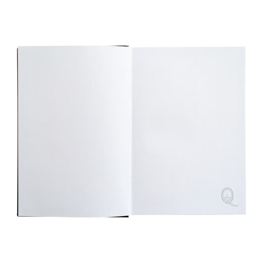 Cuaderno A5 Queen ERIK negro con tapa dura y emblema - 3