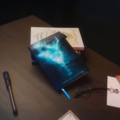 Cuaderno A5 Harry Potter con portada lenticular de un ciervo luminoso - 5