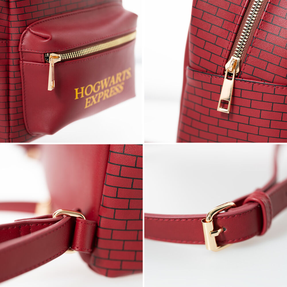 Mochila burdeos Harry Potter Plataforma 9 3/4 Hogwarts Express - 3